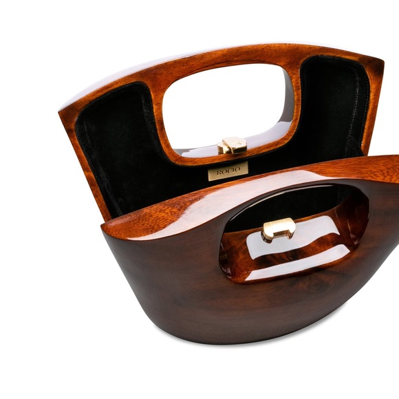 ROSÍO wooden twiggy handbag - Picture 5 of 7